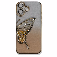 Tel Protect Butterfly Water Ümbris jaoks Iphone 17 kuldne