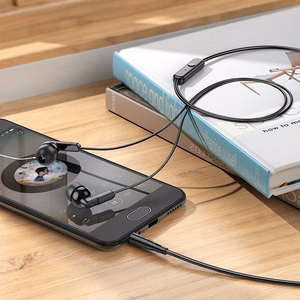 HOCO wire kõrvaklapid Jack 3,5 mm with microphone M121 must