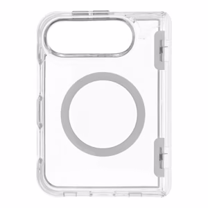 Läbipaistev Forcell F-Protect 4sD-i Clear 2.5 mm Premium Hinge ümbris iPhone Duo jaoks, ühildub MagSafe'iga