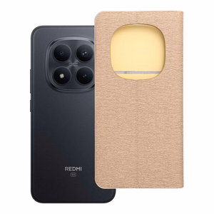 LUNA Book Gold ümbris Xiaomi Redmi Note 15 Pro Plus 5G jaoks, kuldne