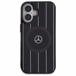 Mercedes MB Double Layer Crossed Lines MagSafe ümbris jaoks iPhone 16 - must