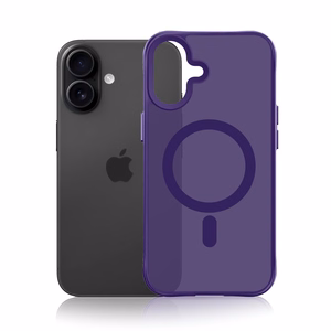 3mk Smoke MagCase for iPhone 16 - lilla-translucent