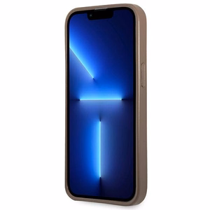 Guess 4G Triangle Logo Cardslot Ümbris jaoks iPhone 13 Pro / 13 - Brown