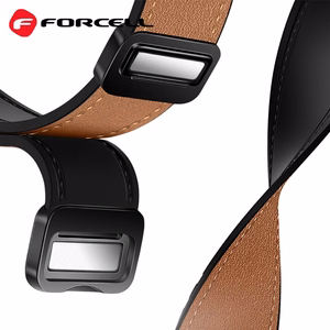 Strap to Samsung Galaxy Watch Forcell F-Design FS20 magnetic eco-friendly leather 20 mm brown
