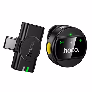 Mikrofon bezpzewodowy USB C Hoco L21 czarny