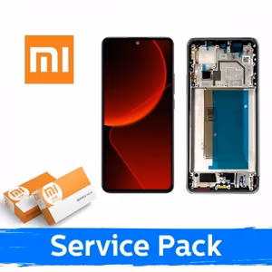 LCD ekraan ühilduv Xiaomi 13T (13T Pro) raamiga / Meadow Green / (Service Pack)