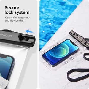 Spigen Spigen Aqua Shield A601 ümbris veekindel IPX8 - läbipaistev 2 tk.