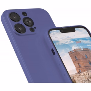 Telefoni ümbris Silicone Apple iPhone 16 Pro Max violetne