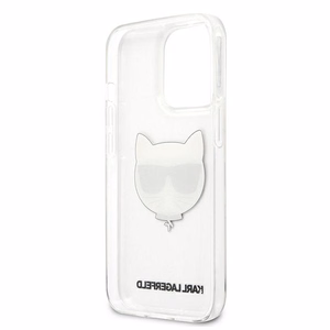 Karl Lagerfeld Choupette Head чехол для iPhone 13 Pro Max - прозрачный