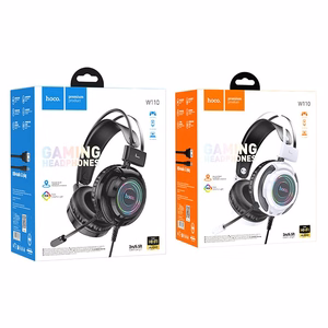 HOCO wire kõrvaklapid USB A + Jack 3,5 mm with microphone gaming W110 2 m must