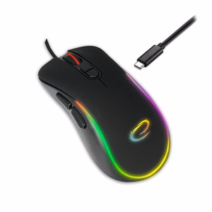 Esperanza EGM303 hiir parema käe USB Type-C optiline 2400 DPI