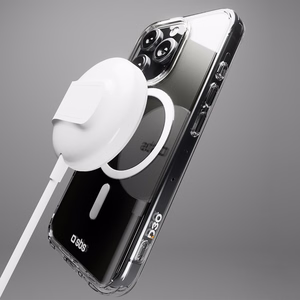 SBS Extreme Mag D3O MagSafe Ümbris jaoks iPhone 16 Pro - Läbipaistev