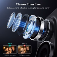 ESR Armorite Camera Cover jaoks iPhone 16 / 16 Plus / 17 - Läbipaistev