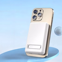 Powerbank Dudao K14S+ 10000mAh 20W USB-A / USB-C / MagSafe koos alusega - valge