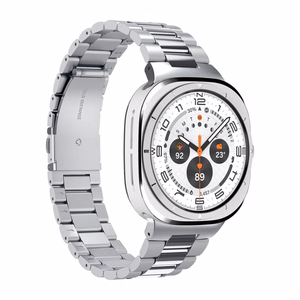 Spigen Modern Fit Band metallrihm Samsung Galaxy Watch Ultra 47 mm kellale, hõbedane