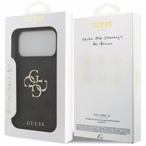 Guess 4G Big Logo чехол iPhone 17 Pro Max - черный