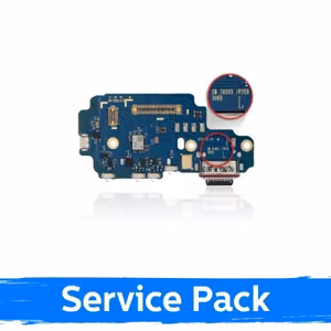 Charging Port Ühildub Samsung S908 S22 Ultra Koos Flex / Plata (Service Pack)