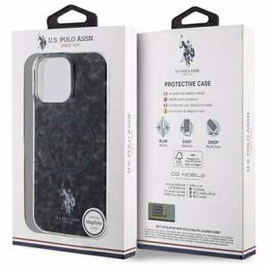 US Polo IML Ring MagSafe iPhone 16 Pro Ümbris - must