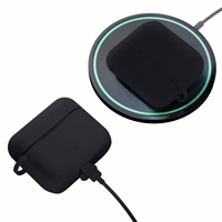 3mk Silicone AirPods Ümbris jaoks AirPods Pro 3 - must