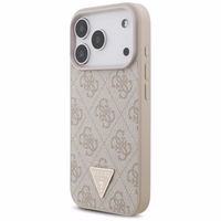 Guess 4G Rihm Triangle Logo MagSafe Ümbris for iPhone 17 Pro - roosa