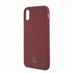 Mercedes Silicone Line iPhone X/XS Ümbris - punane