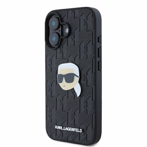 Karl Lagerfeld Monogram Karl Head Pin iPhone 16 Ümbris - must