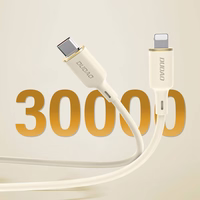 Dudao L7SCL USB-C - Lightning 30W 2m kaabel - beige