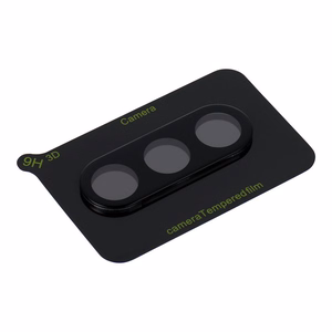 5D Full Glue Camera Tempered Glass - for Samsung Galaxy S26 Plus Black