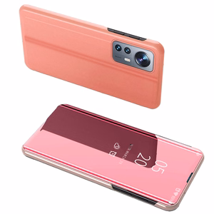 Clear View Case kate Xiaomi 12 Lite kaane klapiga roosa