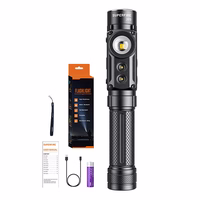 Superfire J05 flashlight, 380+450 lm, 4 modes