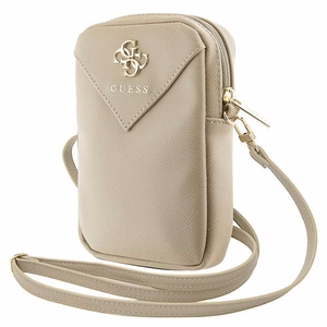 Guess Torebka GUWBZPGSTEGDciemnobeżowy/beez Zip Triangle 4G