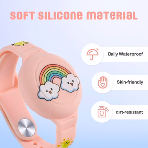 Tech-Protect Smooth 2-pack Ümbris jaoks Apple AirTag 1/2 jaoks Kids - Multicolor