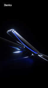 Benks Tempered glass Glass Warrior Sapphire Coating (LS65) for Iphone 16 Pro Max black (Thin Edge)