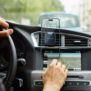 Wozinsky WUMTK Magnetic Phone Hoidja jaoks Car Air Vent - must