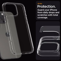 SPIGEN ümbris ULTRA HYBRID jaoks IPHONE 16 Pro crystal clear