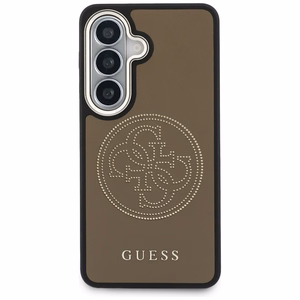 Guess ümbris Perforated Logo MagSafe Samsung Galaxy S26 pruun