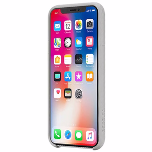 Incase Pop ümbris seadmele iPhone X, läbipaistev ja kiltkivihall