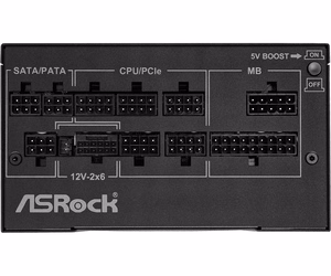 Asrock Phantom Gaming PG-1000G toiteplokk 750 W 20+4 pin ATX must