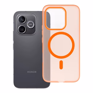 Чехол Honor 600 LITE Go Orange совместимый с MagSafe оранжевый