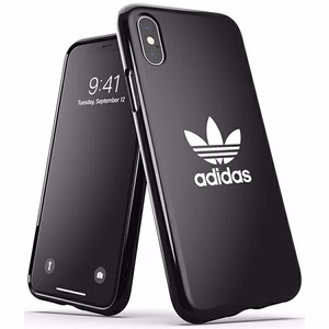 Adidas OR Snap Ümbris Trefoil jaoks iPhone X / XS - must