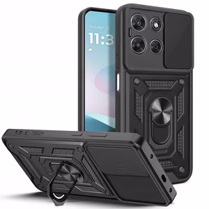 Tech-Protect CamShield Pro Чехол для Motorola Moto G67 / G77 - чёрный