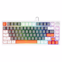 Savio ASTRAL valge JADE 3 COLOURS keyboard Gaming USB QWERTY US International