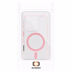 Tel Protect Strap Clear Ümbris jaoks Iphone 17 roosa