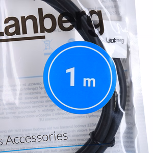 Lanberg CA-USBA-30CU-0010-BK USB cable 1m 3.0 USB A must