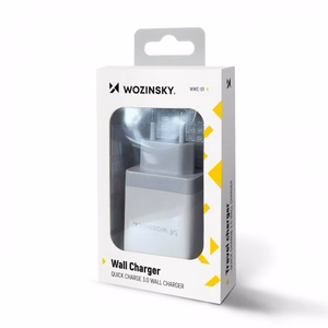 Charger Wozinsky "WWC-01" White (3xUSB / 30W)