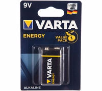VARTA alkaline battery 9V (Type 6LR61) Energy 1 pcs