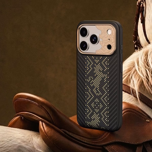Must Benks Magnetic Armor Pro Knight kevlari ja metallraamiga ümbris (C.K.FL.AP.GD.B073) mudelitele iPhone 18 Pro Max / iPhone 17 Pro Max Camera Controli nupuga