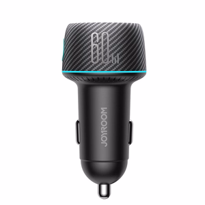 60W USB-C USB-A car Laadija Joyroom JR-CCN01 - must