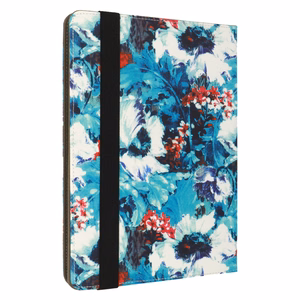 Wonder Canvas Tablet Ümbris 13 inches valge poppies