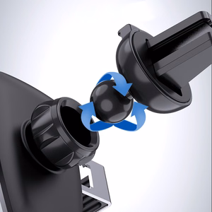 Gravity smartphone car hoidja, must air vent grille (YC08)